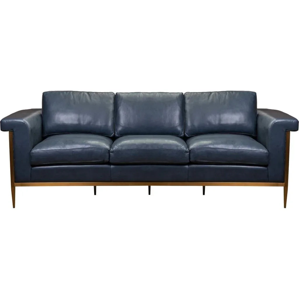 Goldwyn Luxurious Design Leather Sofa - LOOMLAN - Olivia + Quinn - Sofas & Loveseats