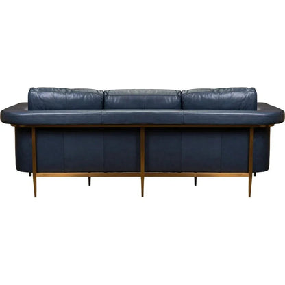 Goldwyn Luxurious Design Leather Sofa - LOOMLAN - Olivia + Quinn - Sofas & Loveseats