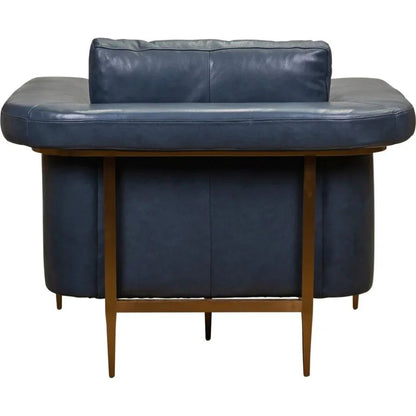 Goldwyn Luxurious Leather Comfort Chair - LOOMLAN - Olivia + Quinn - Club Chairs