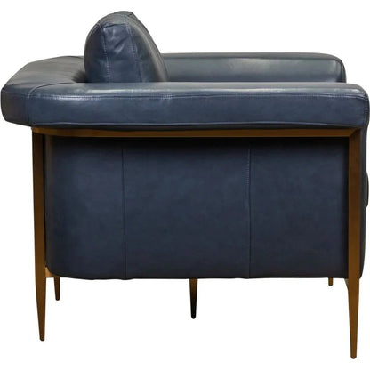 Goldwyn Luxurious Leather Comfort Chair - LOOMLAN - Olivia + Quinn - Club Chairs