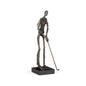 Golfer Bronze Finish Sculpture - LOOMLAN - Wildwood - Statues & Sculptures