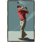 Golfer Hand Crafted Canvas Art
