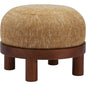 Gome Wood Oat Yellow Ottoman - LOOMLAN - Zuo Modern - Ottomans
