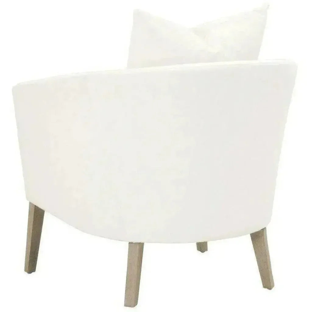 Gordon Club Chair LiveSmart White Natural Gray Oak - LOOMLAN - Essentials For Living - Accent Chairs