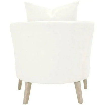 Gordon Club Chair LiveSmart White Natural Gray Oak - LOOMLAN - Essentials For Living - Accent Chairs