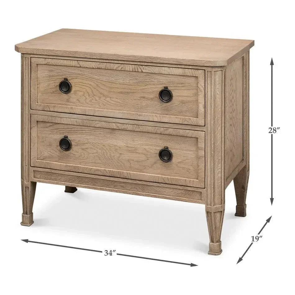 Gordon Vineyards Chest Of Two Drawers - LOOMLAN - Sarreid - Chests