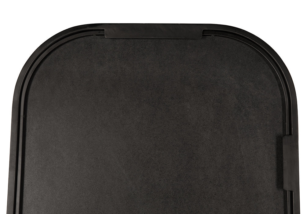 Gorky Black Iron Frame Wall Mirror