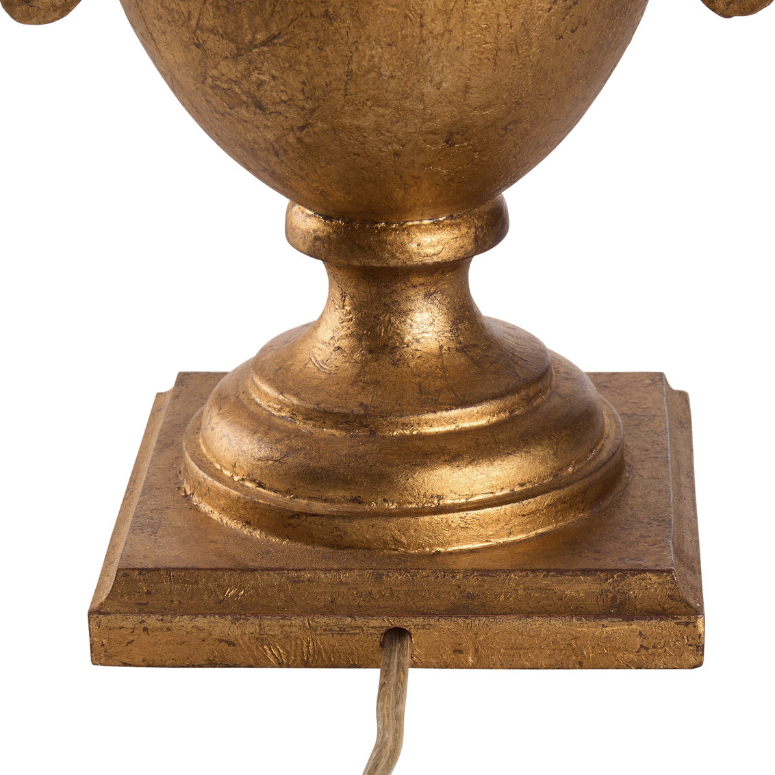 Gosford Wooden Gold Table Lamp