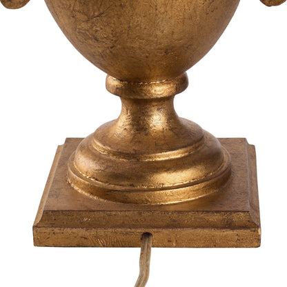 Gosford Wooden Gold Table Lamp
