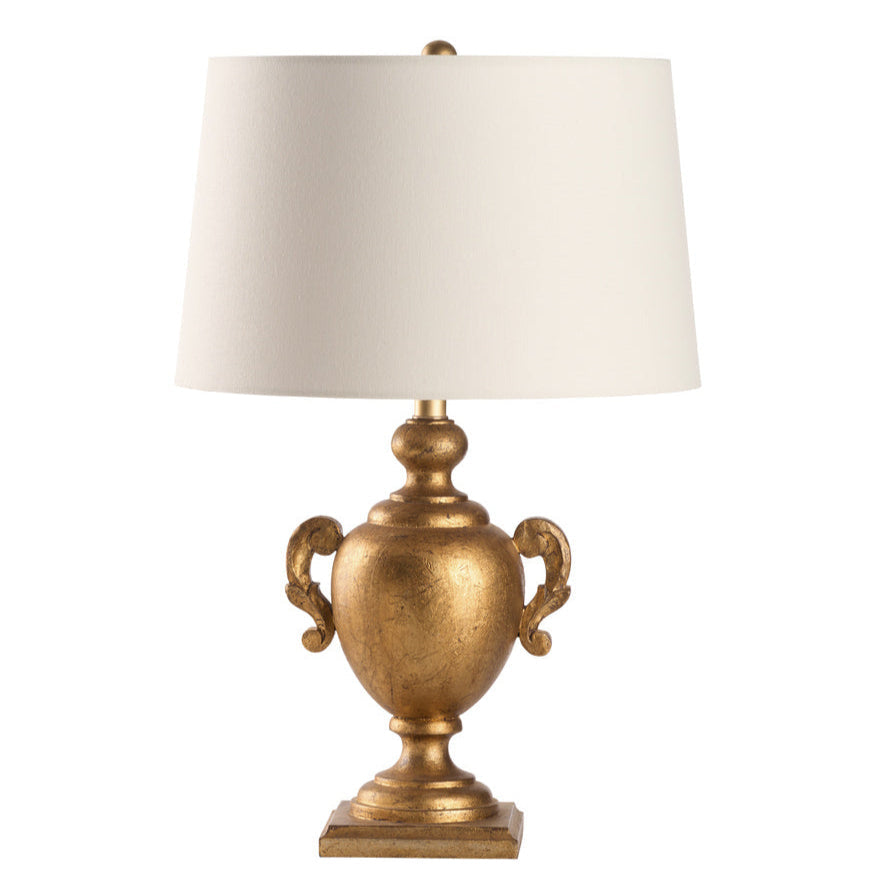 Gosford Wooden Gold Table Lamp