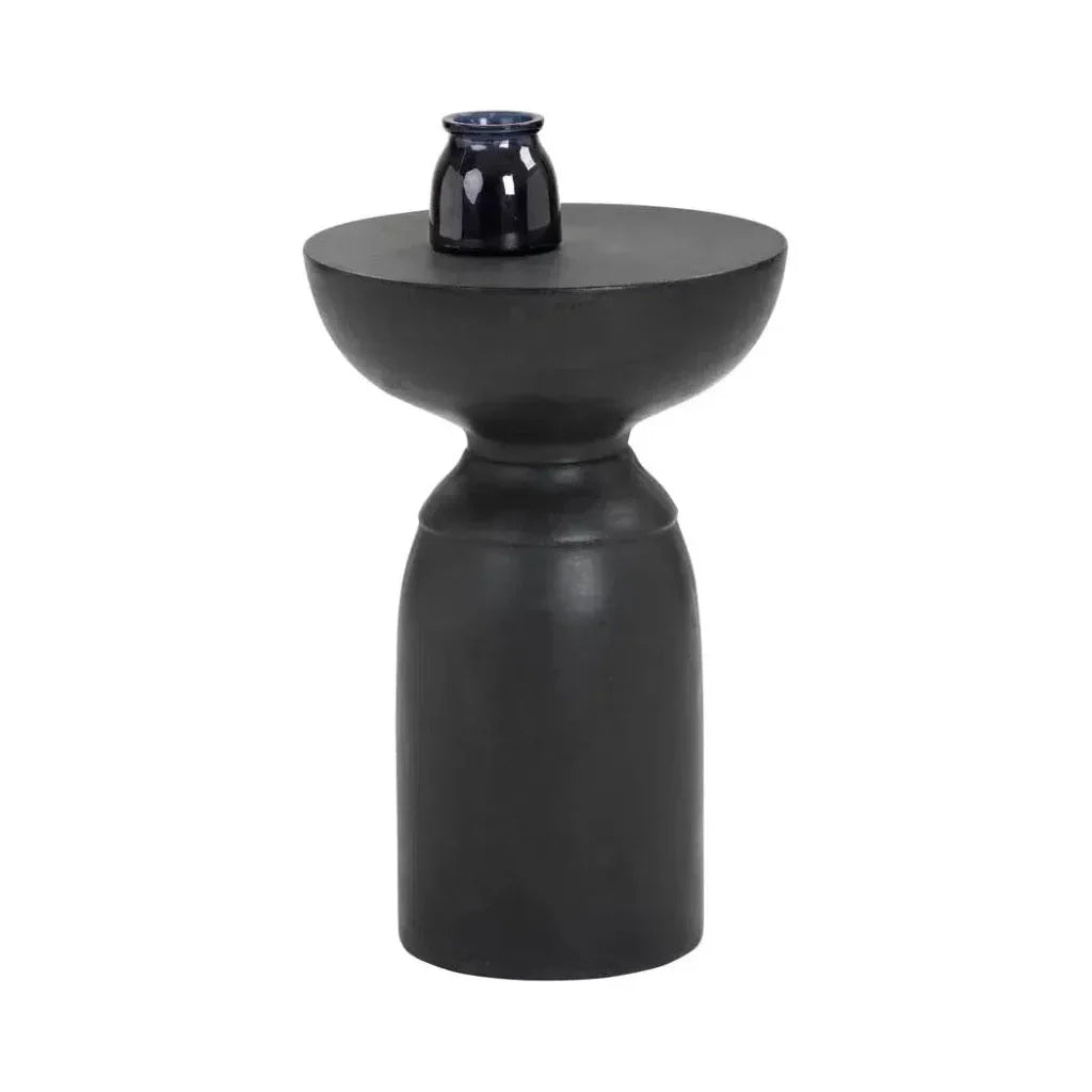 Goya Concrete Outdoor Round End Table - LOOMLAN - SUNPAN - Outdoor Side Tables