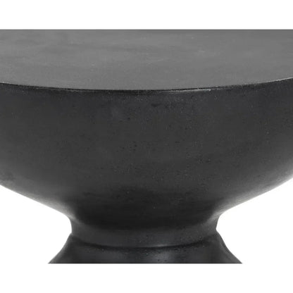 Goya Concrete Outdoor Round End Table - LOOMLAN - SUNPAN - Outdoor Side Tables