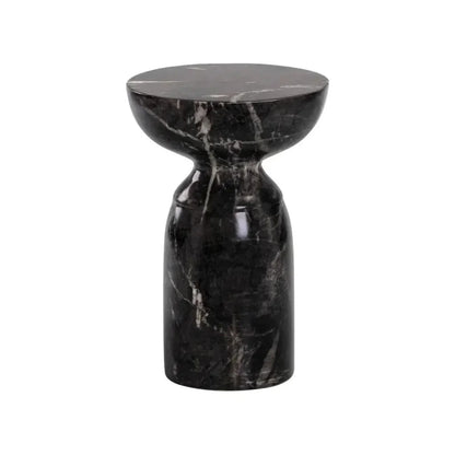 Goya Concrete Outdoor Round End Table - LOOMLAN - SUNPAN - Outdoor Side Tables