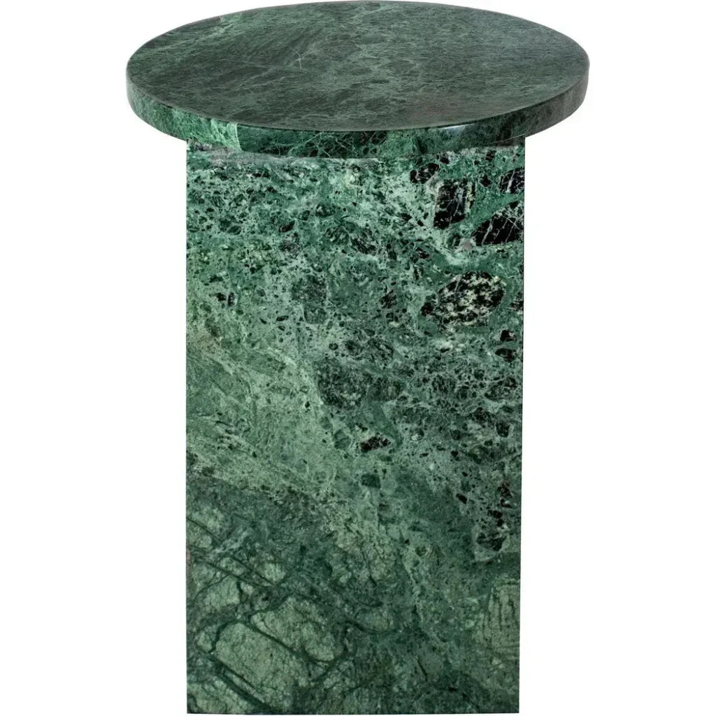 Grace Marble Round Accent Table - LOOMLAN - Moe's Home - Side Tables