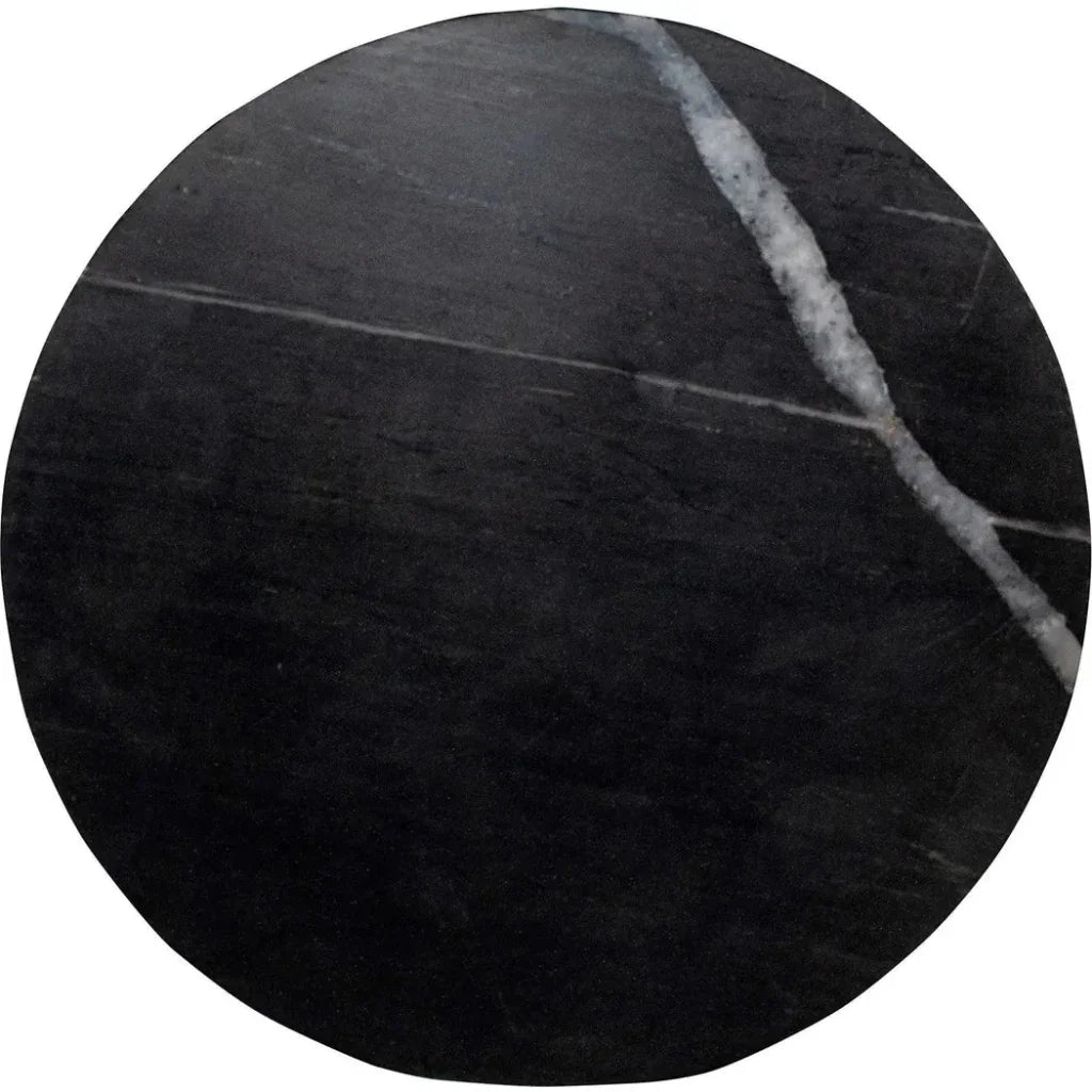 Grace Marble Round Accent Table - LOOMLAN - Moe's Home - Side Tables