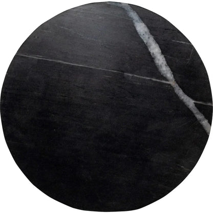 Grace Marble Round Accent Table - LOOMLAN - Moe's Home - Side Tables