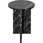 Grace Marble Round Accent Table - LOOMLAN - Moe's Home - Side Tables
