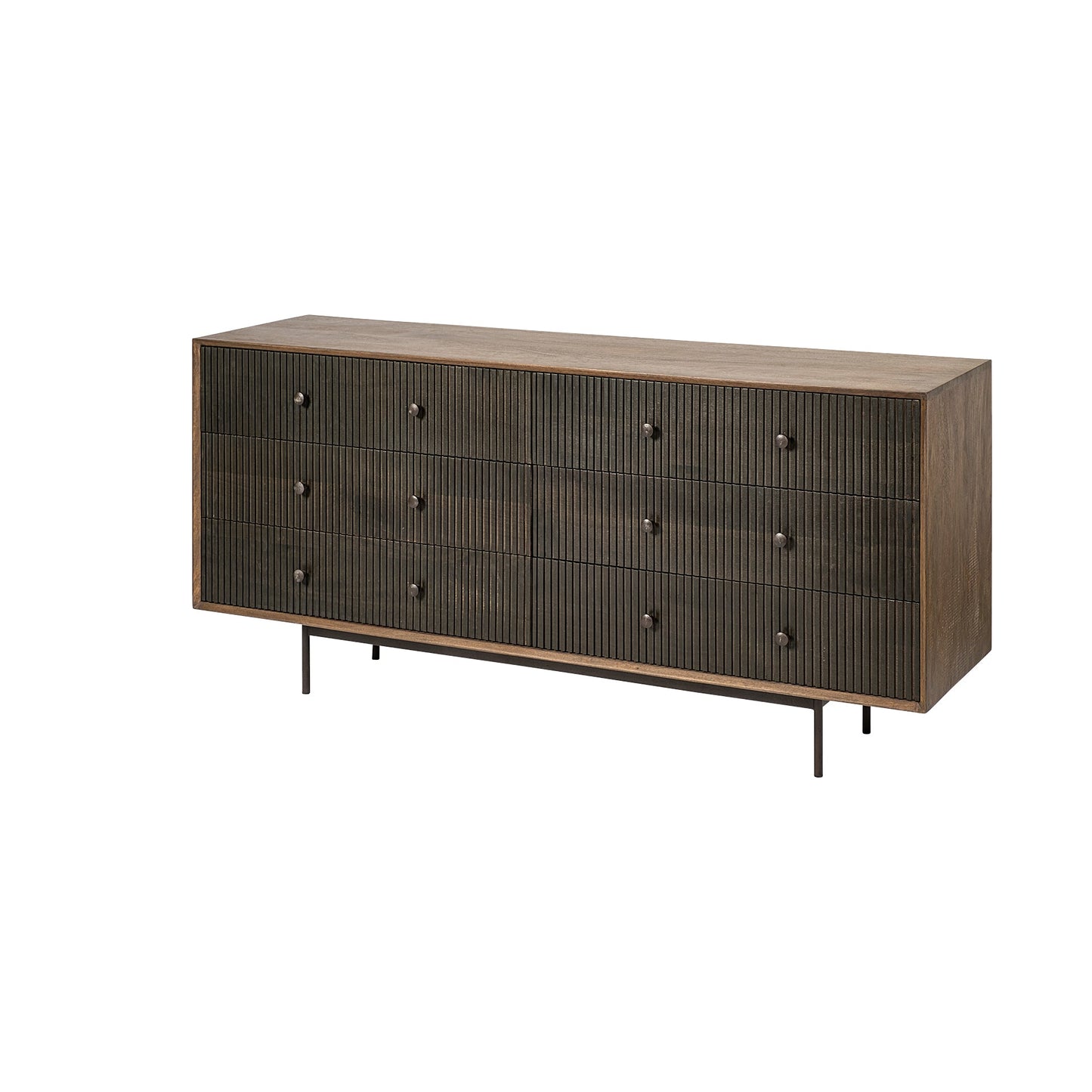 Grace Six Drawers Wood Sideboard