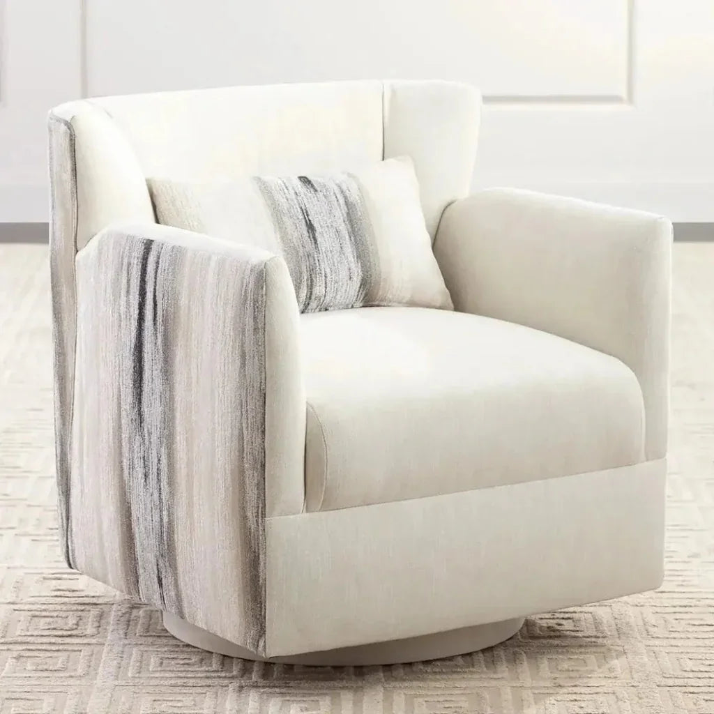 Grace Swivel Club Chair - LOOMLAN - Peninsula Home - Club Chairs