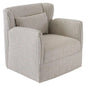 Grace Swivel Striped Club Chair - LOOMLAN - Peninsula Home - Club Chairs