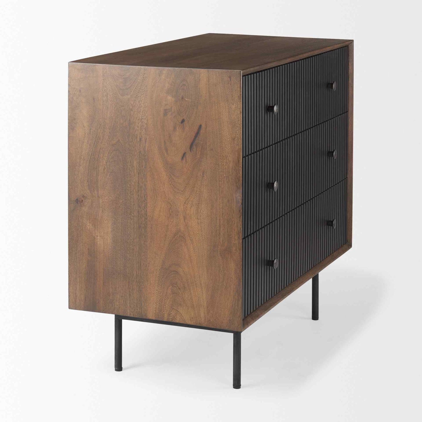 Grace Three Drawers Wooden Accent Cabinet