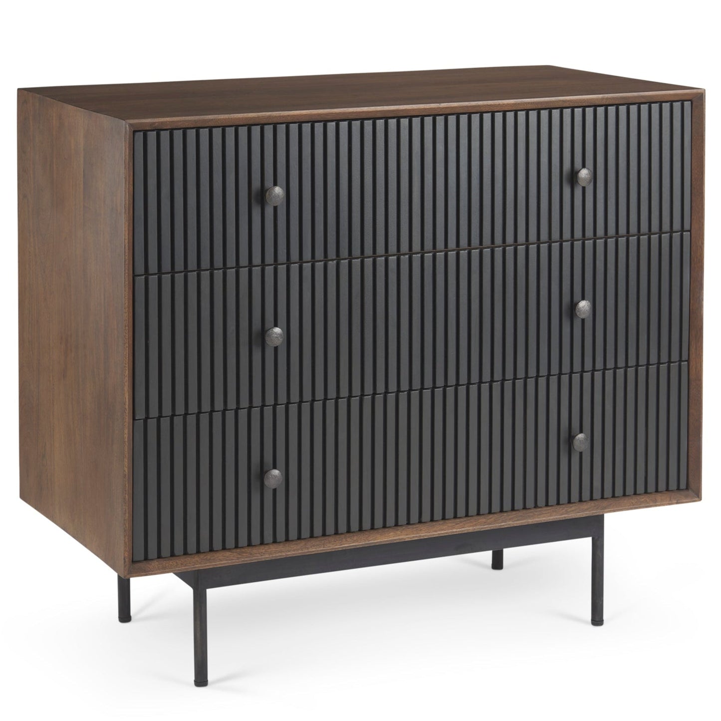 Grace Three Drawers Wooden Accent Cabinet