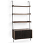 Grace Three Shelves Wooden Shelving Unit-Etageres-Mercana-LOOMLAN