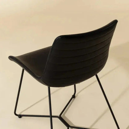 Gracen Leather Armless Dining Chair - LOOMLAN - SUNPAN - Dining Chairs