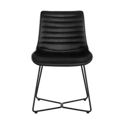 Gracen Leather Armless Dining Chair - LOOMLAN - SUNPAN - Dining Chairs