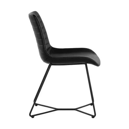 Gracen Leather Armless Dining Chair - LOOMLAN - SUNPAN - Dining Chairs