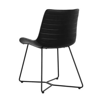 Gracen Leather Armless Dining Chair - LOOMLAN - SUNPAN - Dining Chairs