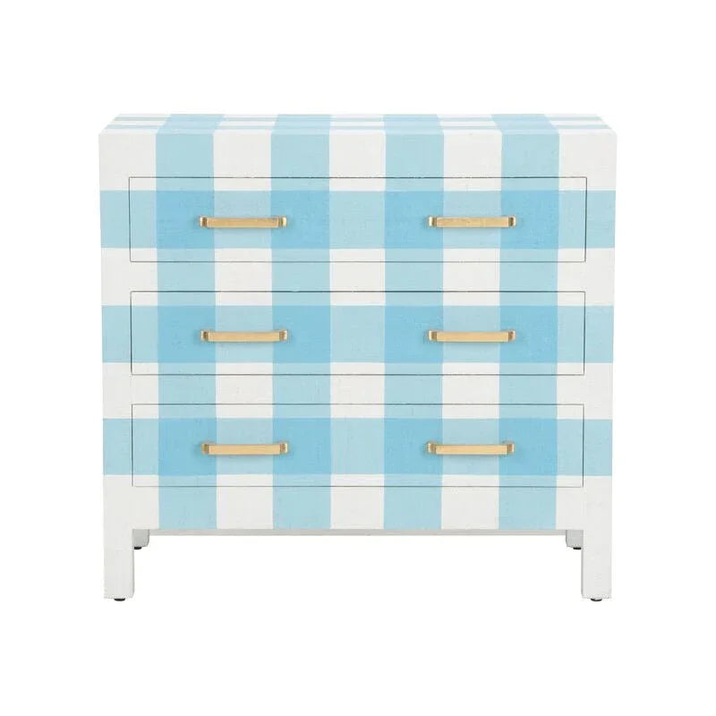 Gracious Raffia Wrapped Three Drawer Chest - LOOMLAN - Chelsea House - Chests