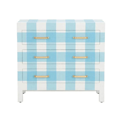 Gracious Raffia Wrapped Three Drawer Chest - LOOMLAN - Chelsea House - Chests