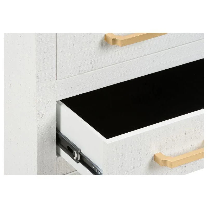 Gracious Raffia Wrapped Three Drawer Chest - LOOMLAN - Chelsea House - Chests