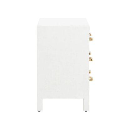 Gracious Raffia Wrapped Three Drawer Chest - LOOMLAN - Chelsea House - Chests