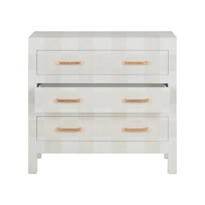 Gracious Three Drawers Wood Chest
