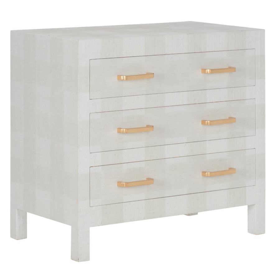 Gracious Three Drawers Wood Chest