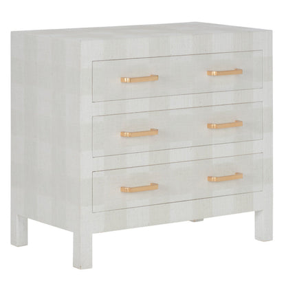 Gracious Three Drawers Wood Chest