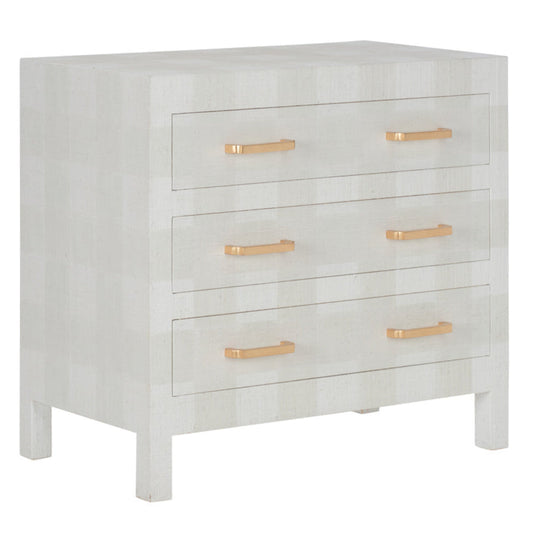 Gracious Three Drawers Wood Chest