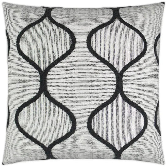 Gradient Black Throw Pillow With Insert - LOOMLAN - D.V. Kap - Throw Pillows