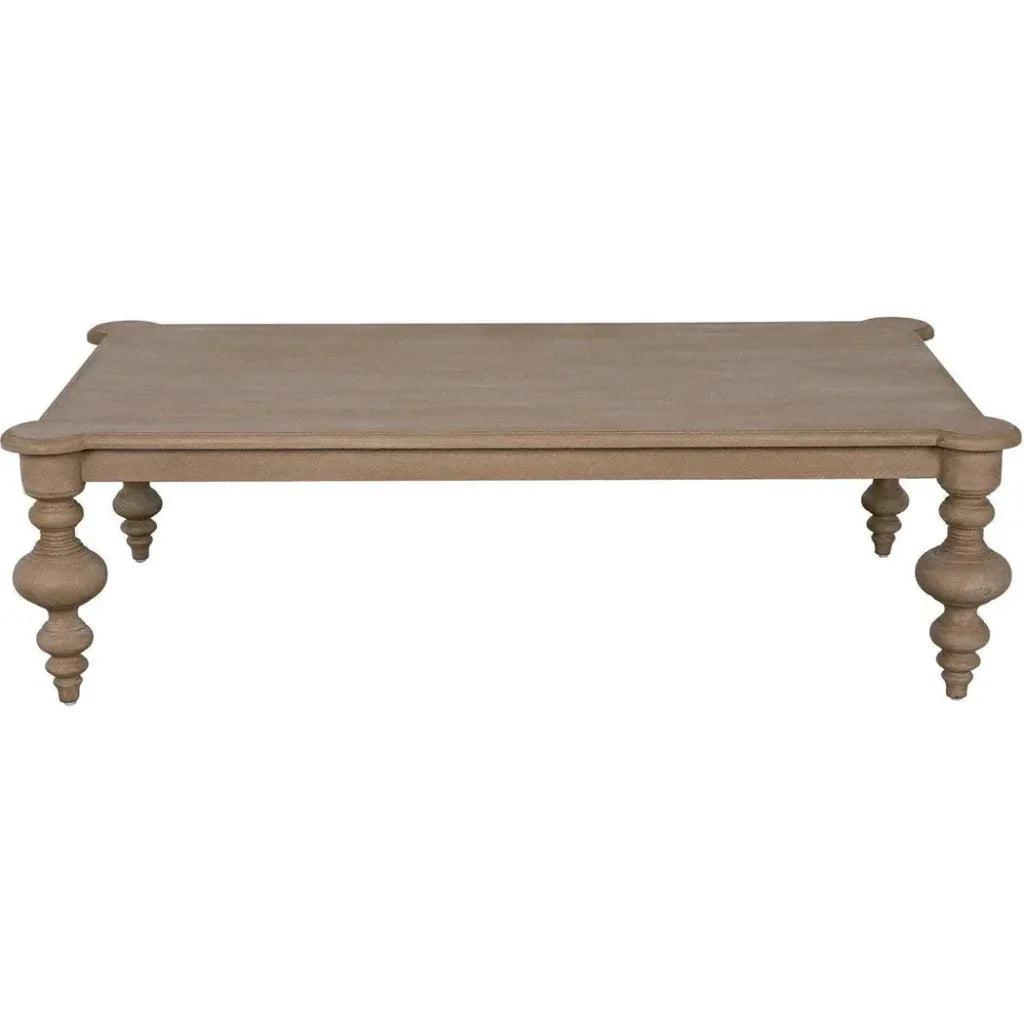 Graff Rectangular Wood Coffee Table