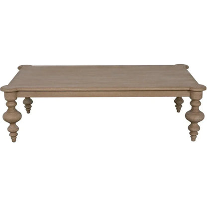 Graff Rectangular Wood Coffee Table