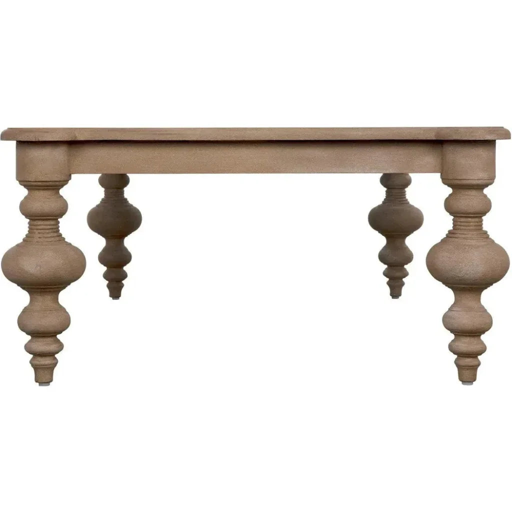 Graff Rectangular Wood Coffee Table