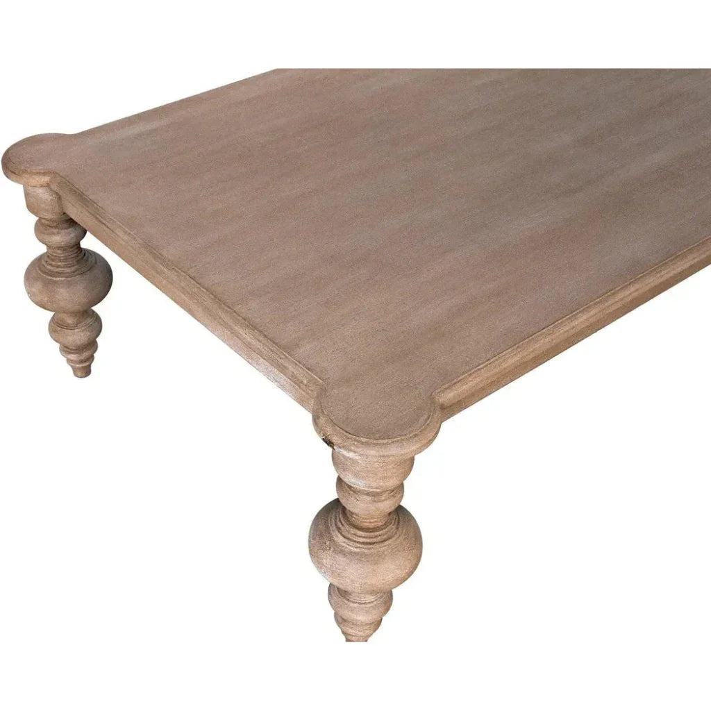 Graff Rectangular Wood Coffee Table