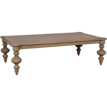 Graff Rectangular Wood Coffee Table