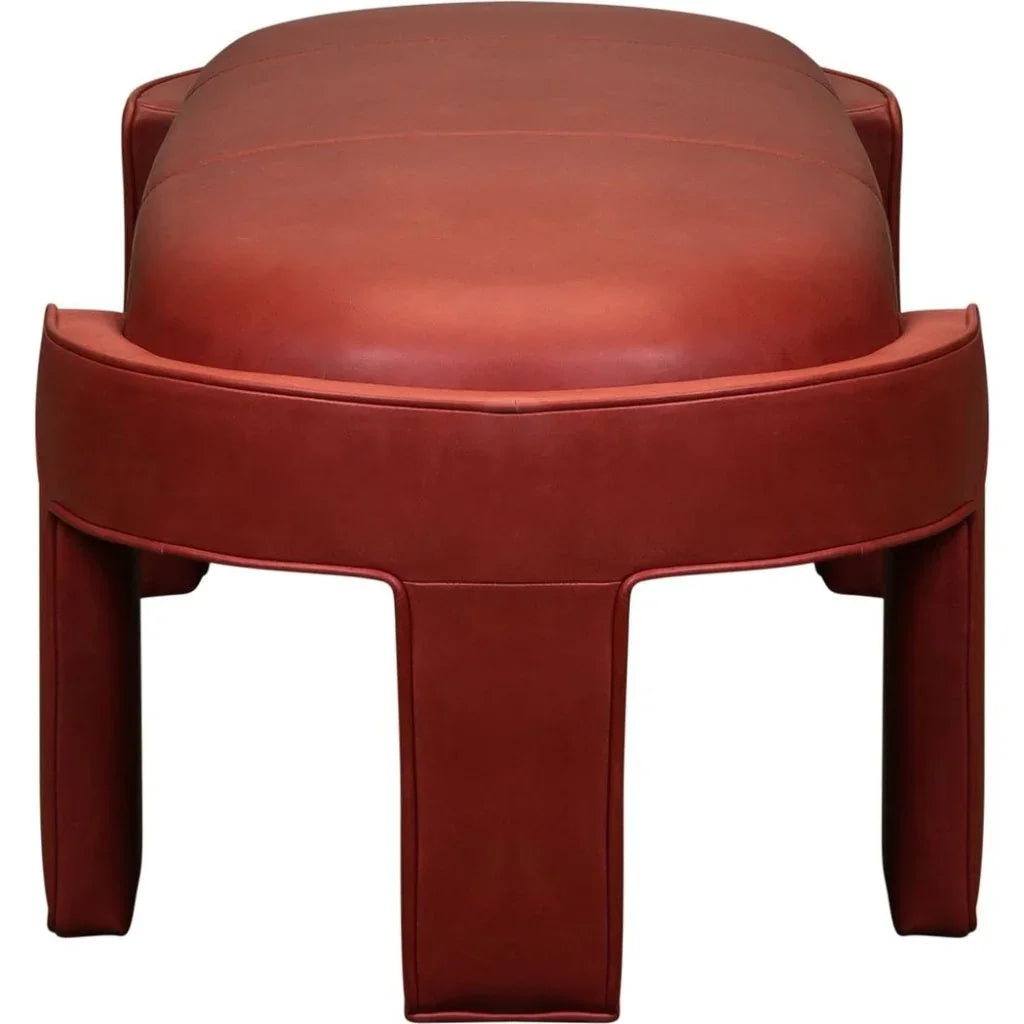 Gramercy Leather Ottoman Bench - LOOMLAN - Olivia + Quinn - Ottomans