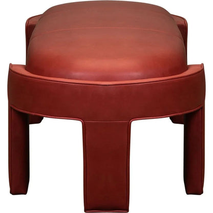 Gramercy Leather Ottoman Bench - LOOMLAN - Olivia + Quinn - Ottomans