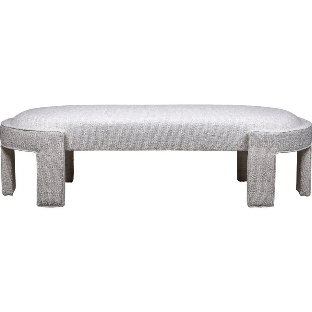 Gramercy Leather Ottoman Bench - LOOMLAN - Olivia + Quinn - Ottomans