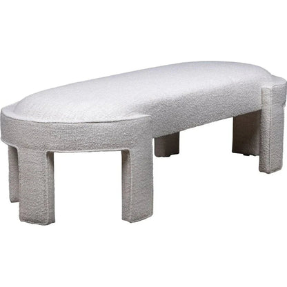 Gramercy Leather Ottoman Bench - LOOMLAN - Olivia + Quinn - Ottomans