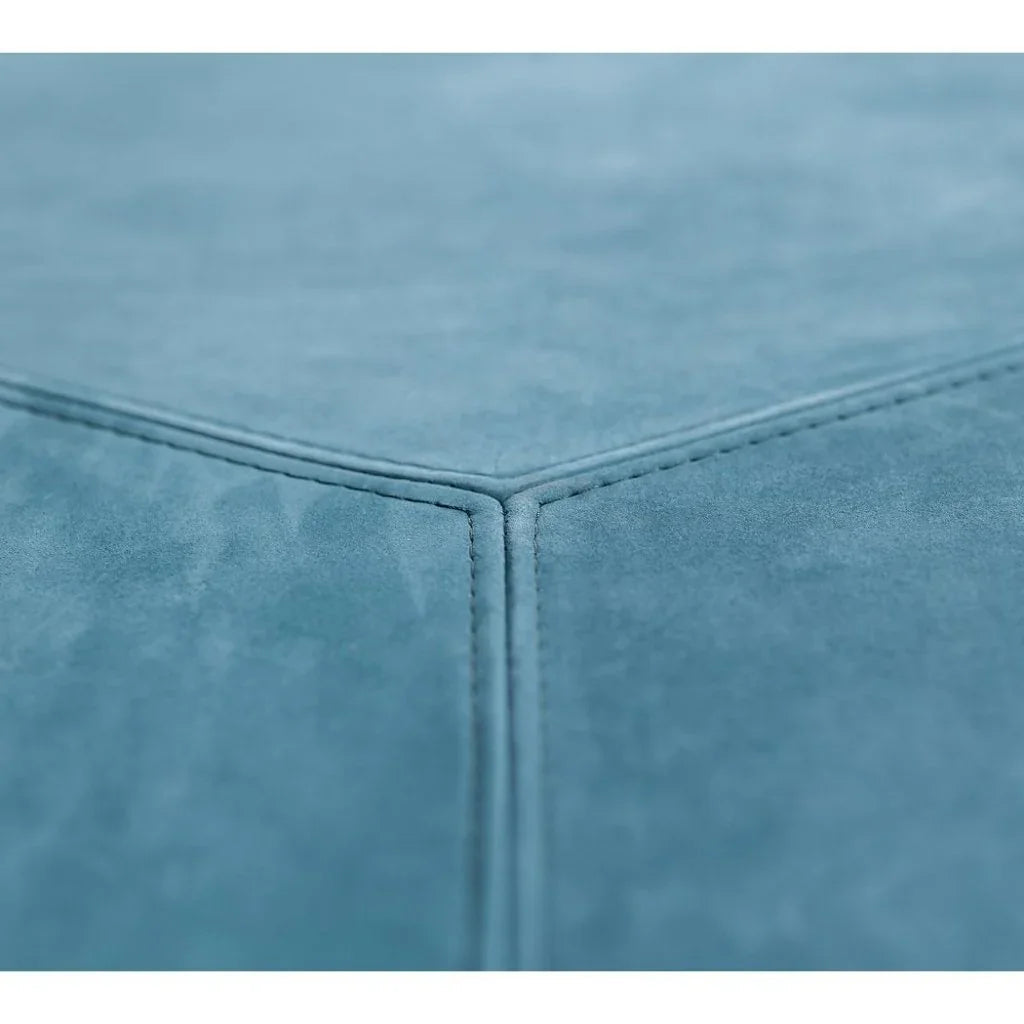 Gramercy Leather Round Ottoman - LOOMLAN - Olivia + Quinn - Ottomans